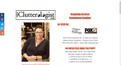 Desktop Screenshot of clutterologist.com